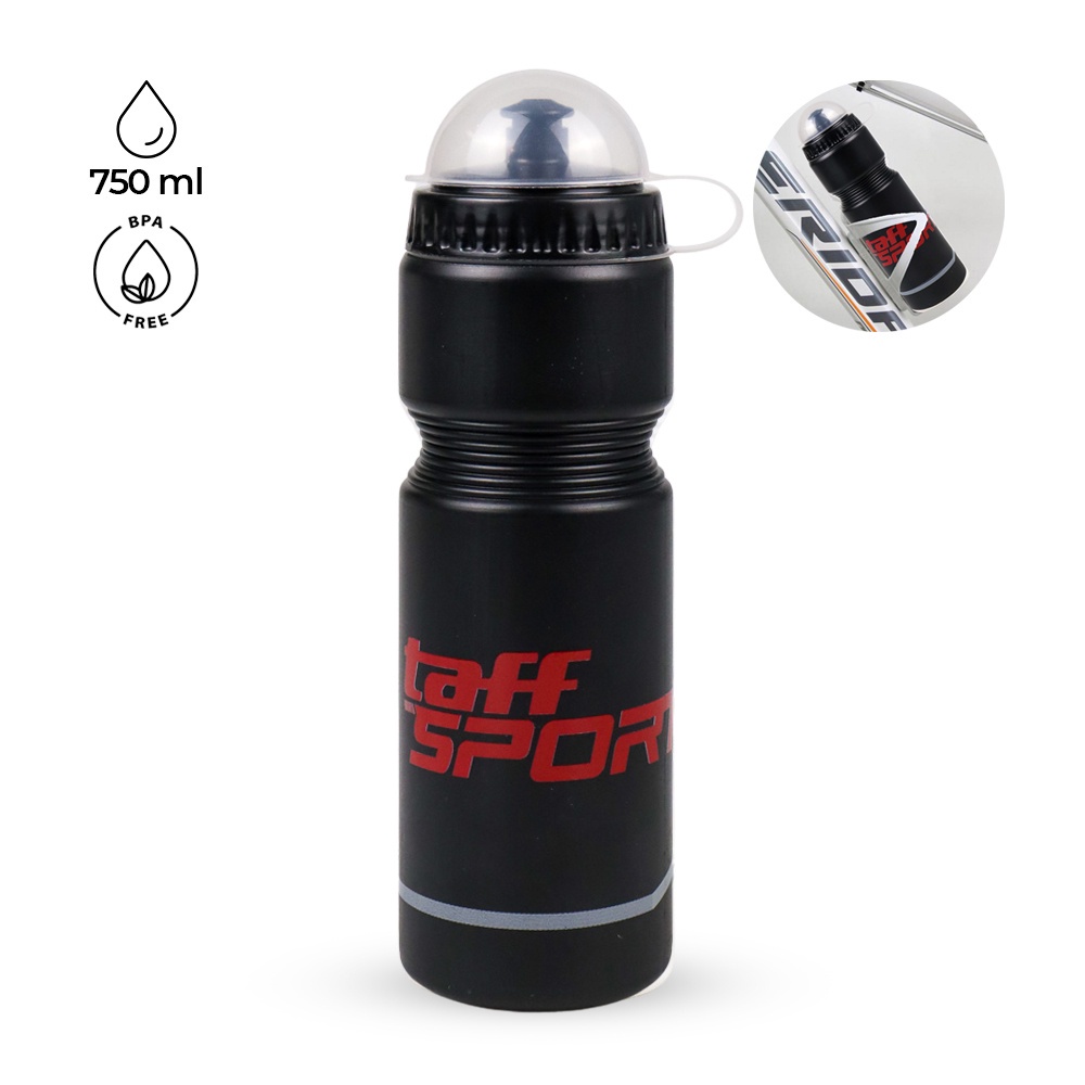 TaffSPORT Botol Minum Olahraga Sepeda 750ml - 30A11 - Black