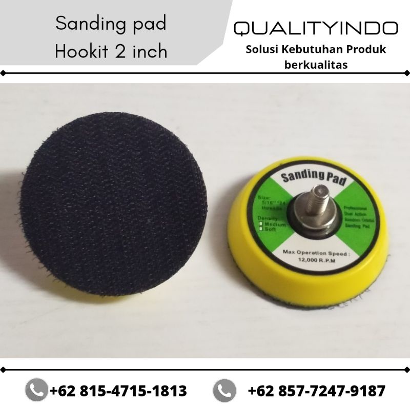 Sanding pad mini 2 inch velcro hookit Backing pad 2 inch velcro