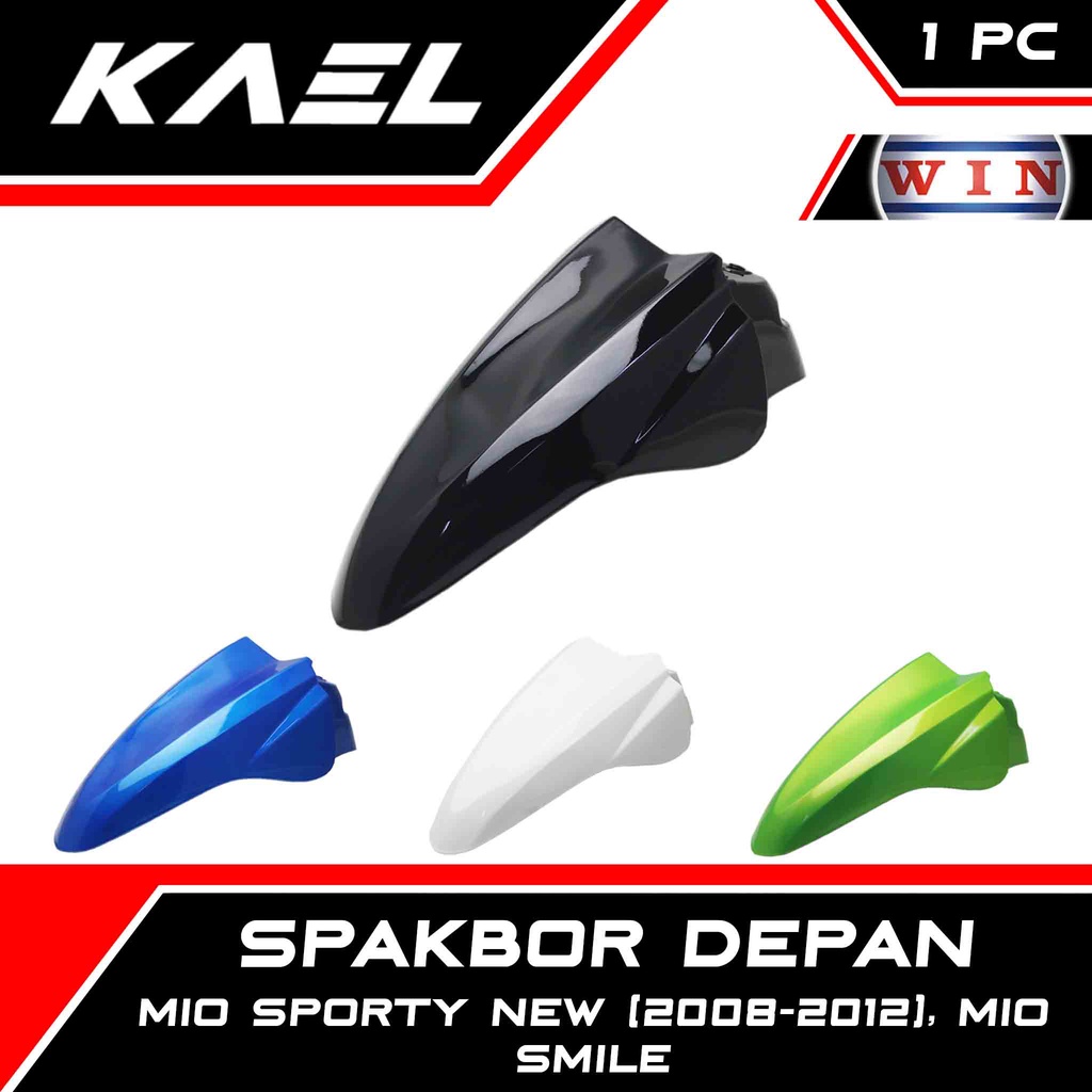 WIN Spakbor Depan Yamaha Mio Smile Sporty 2008 2009 2010 2011 2012 Hitam Biru Hijau Putih Spakboard Slebor Spak Bor Board Cecepet