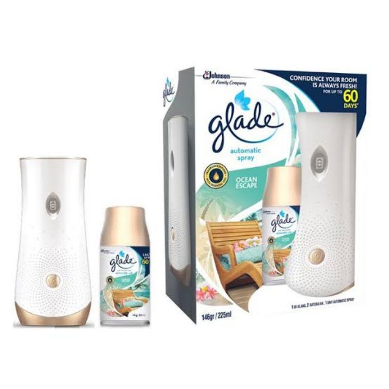 GLADE AIR FRESHNER MATIC ALAT SEMPROT PARFUM OTOMATIS PEWANGI KAMAR PEWANGI TOILET PENGHARUM RUANGAN