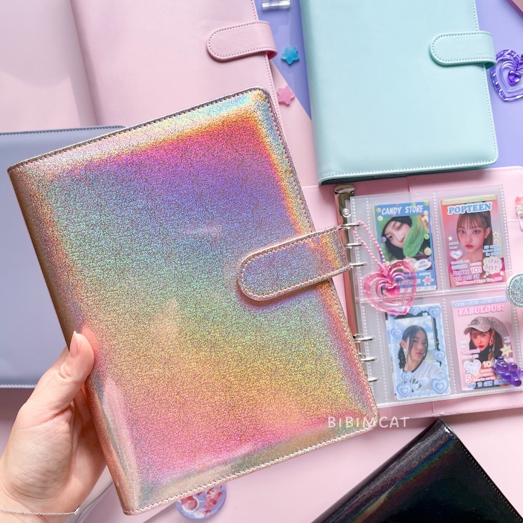 

(A5 Size) Binder Leather A5 - Album Photocard PC Agenda Kulit