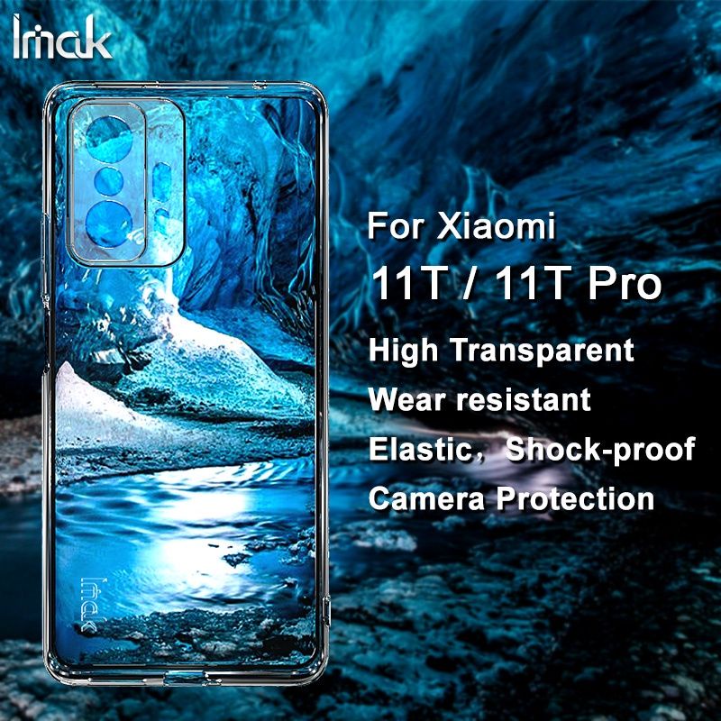 Imak Case Xiaomi 11T / 11 T Pro Mi 5G Silikon Casing Clear Soft TPU Silicone Bening