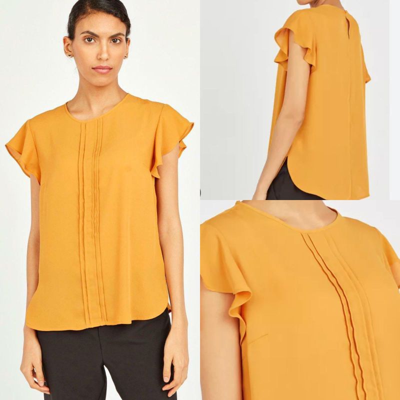 Max Round nexk top blouse