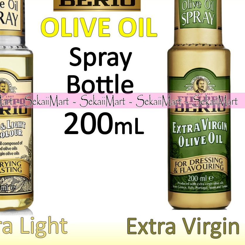 

✳ FILIPPO BERIO Extra Light / Extra Virgin Olive Oil 200ml Spray Bottle - Minyak Zaitun Botol Semprot ☚