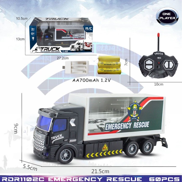 RC TRUCK POLICE BOX MAINAN ANAK MOBIL REMOTE CONTROL TERMURAH