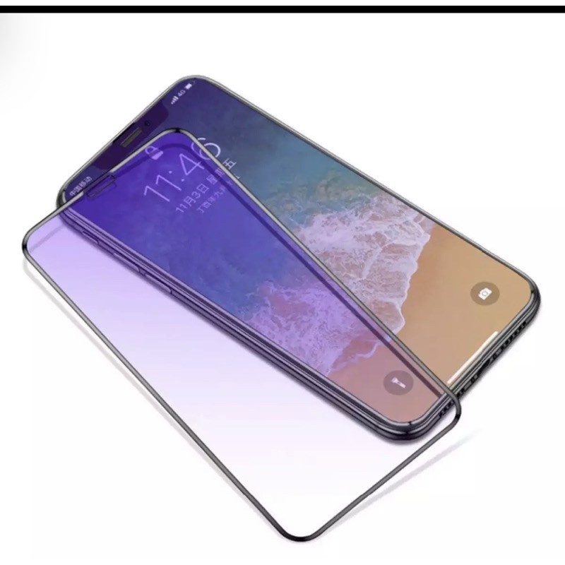 Tempered glass Blue Full INFINIX Series/bfia/Anti Minyak Gores Pelindung Protector Cover Layar Screen Handphone Kamera