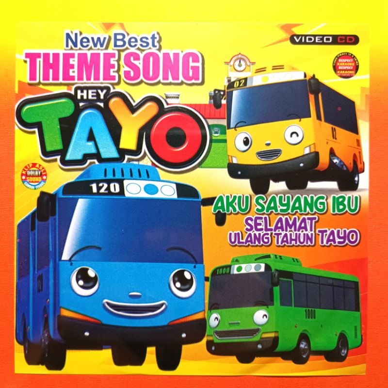 KASET VCD MUSIK LAGU ANAK KUMPULAN KOLEKSI TAYO PILIHAN TERBARU