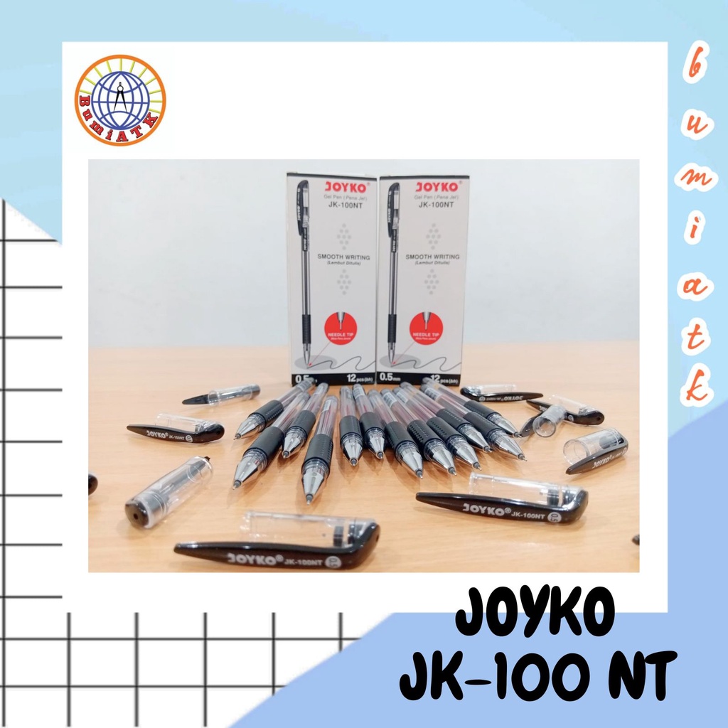 

JOYKO PULPEN LANCIP / JOYKO JK 100 NT / JOYKO PULPEN GEL / PULPEN LUSINAN / PULPEN MURAH / JOYKO PULPEN ISI 12 PCS