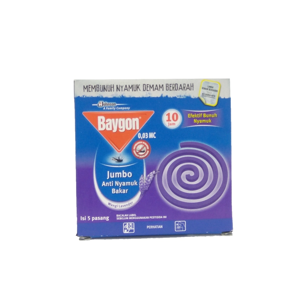 Baygon An Bakar Lavender Jmb 5Pcs