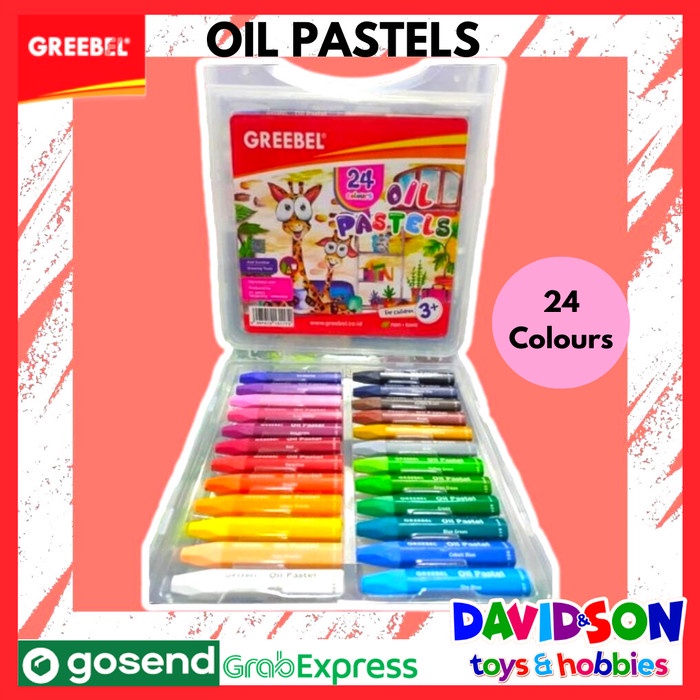 

Pastel Greebel Oil Pastels 24 36 48 55 / Krayon / Melukis