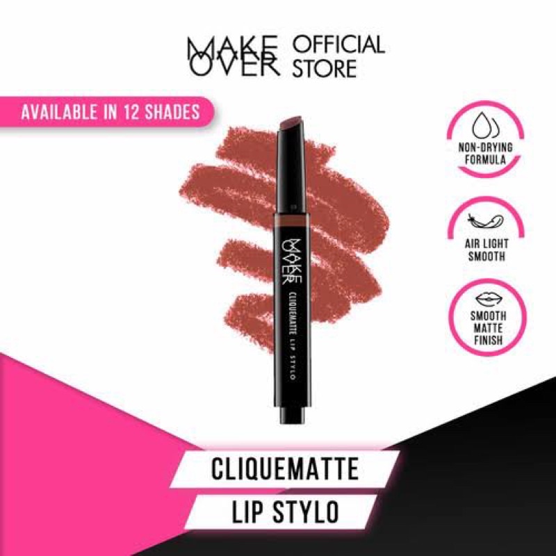 MAKE OVER Cliquematte Lip Stylo 2g - Lipstick Matte