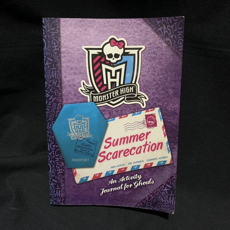 Buku anak aktivitas impor Monster High Summer Scarecation