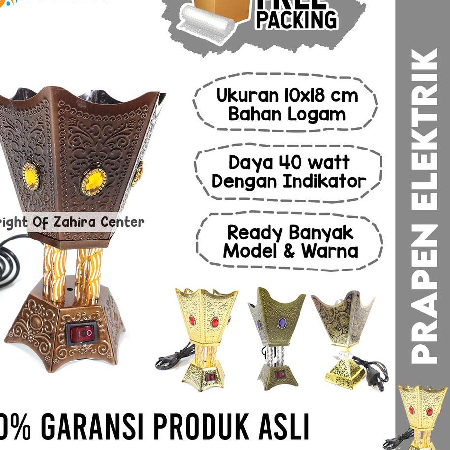 COD[TD4]-Prapen ELEKTRIK Premium Pembakar Dupa Mabkhara Tempat Bakar Bukhur Dupa Gaharu Pewangi Untu