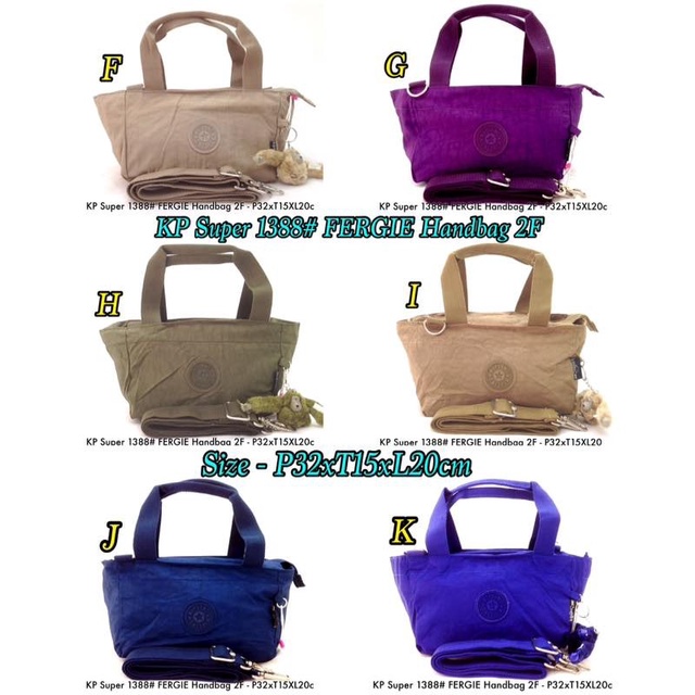 Sale  Tas Wanita Kipling Handbag Mini 2 Fungsi Fergie Super #1388