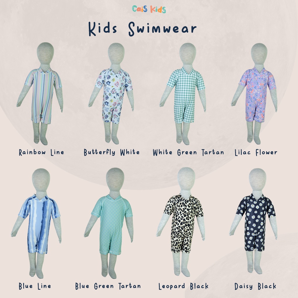 Baju renang bayi anak perempuan dan laki-laki cowo cewe karakter bahan lycra premium swimming wear