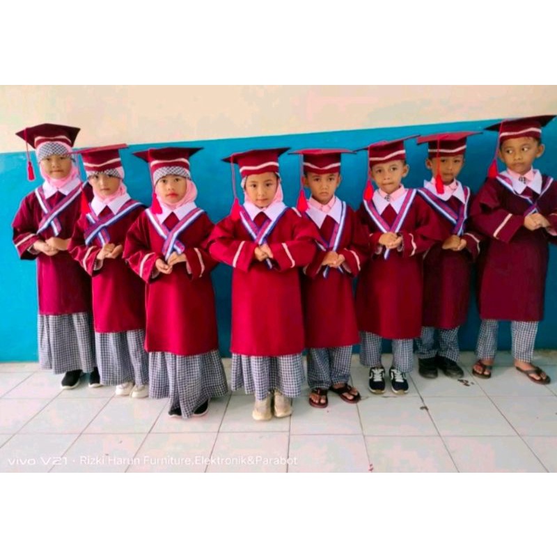 Baju Toga wisuda premium anak