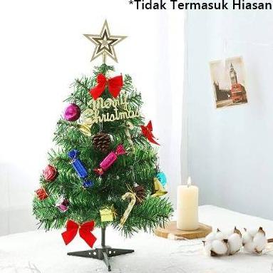 Pohon Natal Mini / Pohon Natal Kecil Mini Untuk Hias Meja Kantor Rumah Bahan PVC premium Dekorasi TG