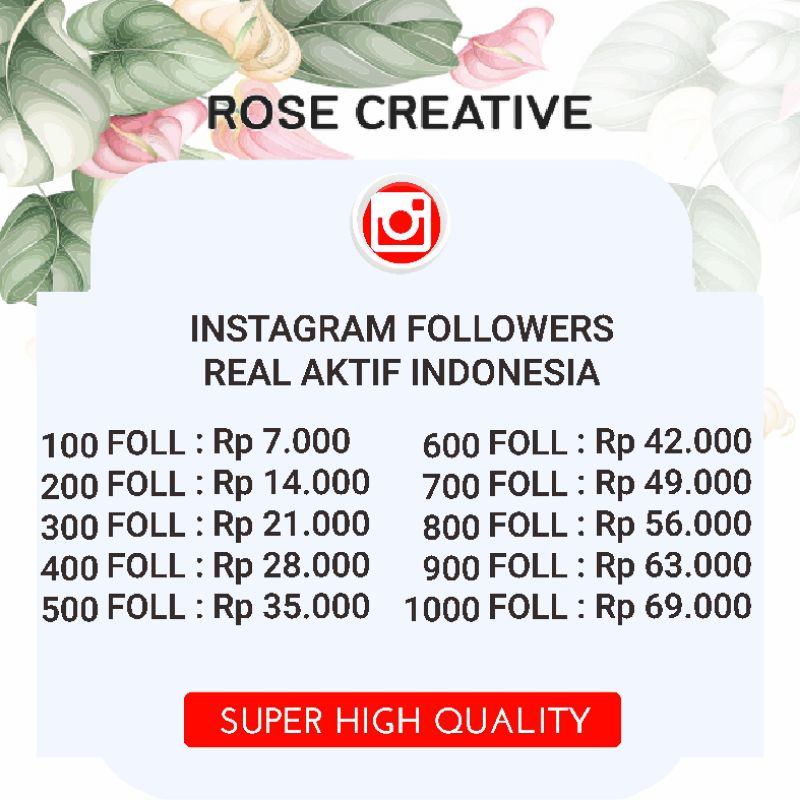 TERMURAH FOLLOWERS IG INDONESIA
