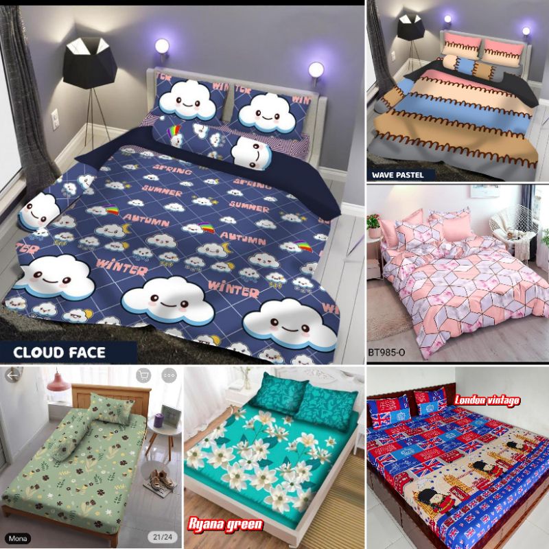 Update stok sprei katun sprei home made sprei adem sprei katun