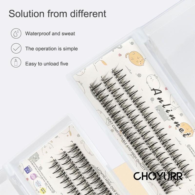 【COD】Bulu Mata Palsu Singal / Eyelash Extension / Bulu Eyelash Natural  Tanam Lembut Fishtail Tersegmentasi Ringan Alami Makeup Tool Import