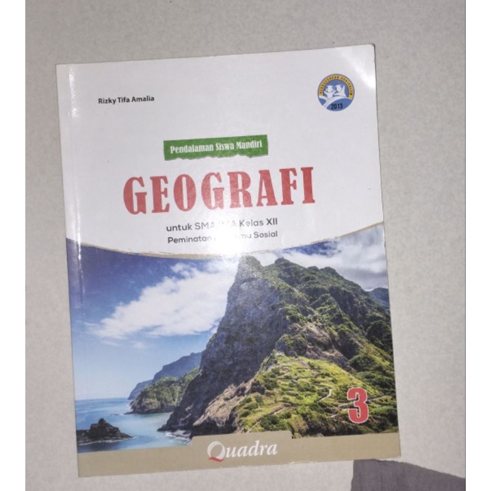 Buku Geografi Kelas 12 Pendalaman Siswa Mandiri Penerbit Quadra