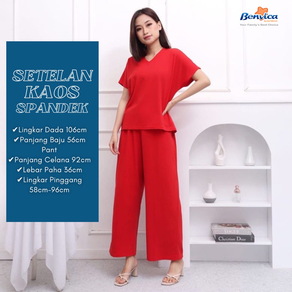 BAJU TIDUR SETELAN PANJANG ALL SIZE SPANDEK PREMIUM AMRO