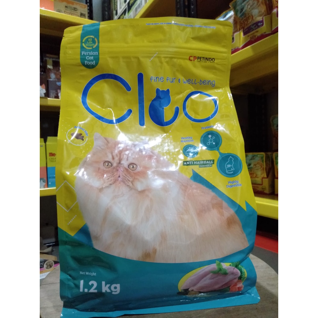 Makanan Kucing CLEO Persian all stage semua umur 1.2Kg