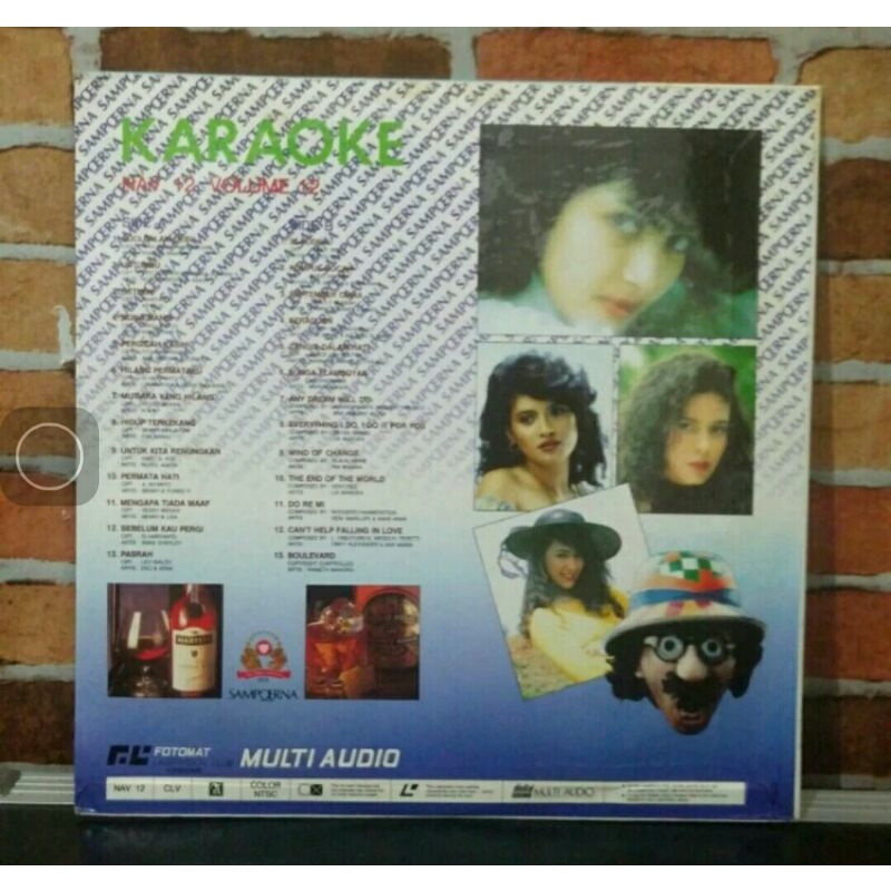 Kaset Laser disc Karaoke Nav.12