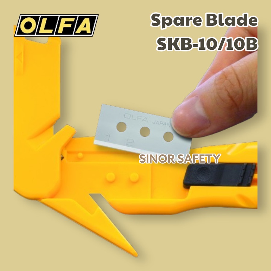 Olfa Cutter REFILL SKB-10/10B Spare Blade 10 pcs Per Pack