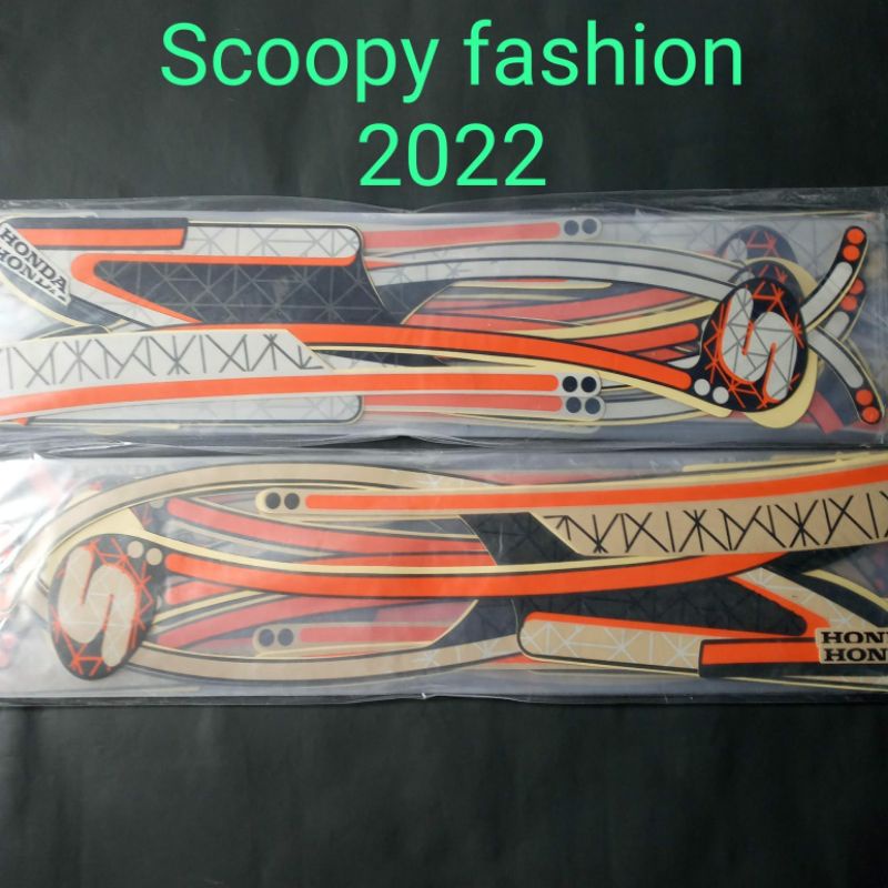 Striping ori Honda Scoopy 2022 stiker Scoopy FI Scoopy new body