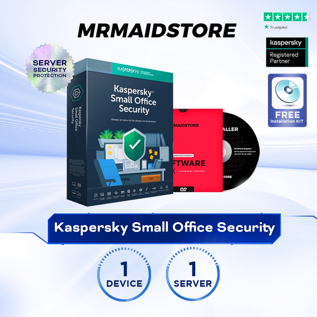 Kaspersky Small Office Security - ORIGINAL Antivirus Windows 1 Server 1 PC