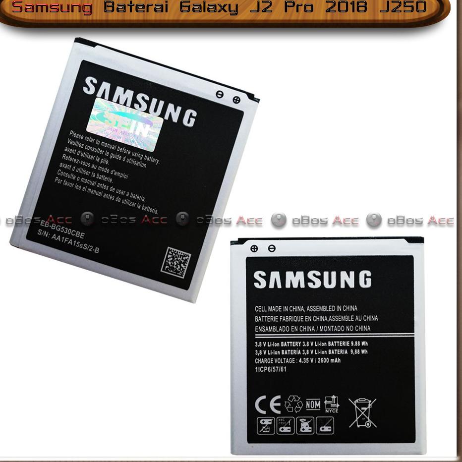 MN.22Ja23ᵟ ▪ Baterai Samsung Galaxy J2 Pro 2018 J250 Original Batre Batrai HP