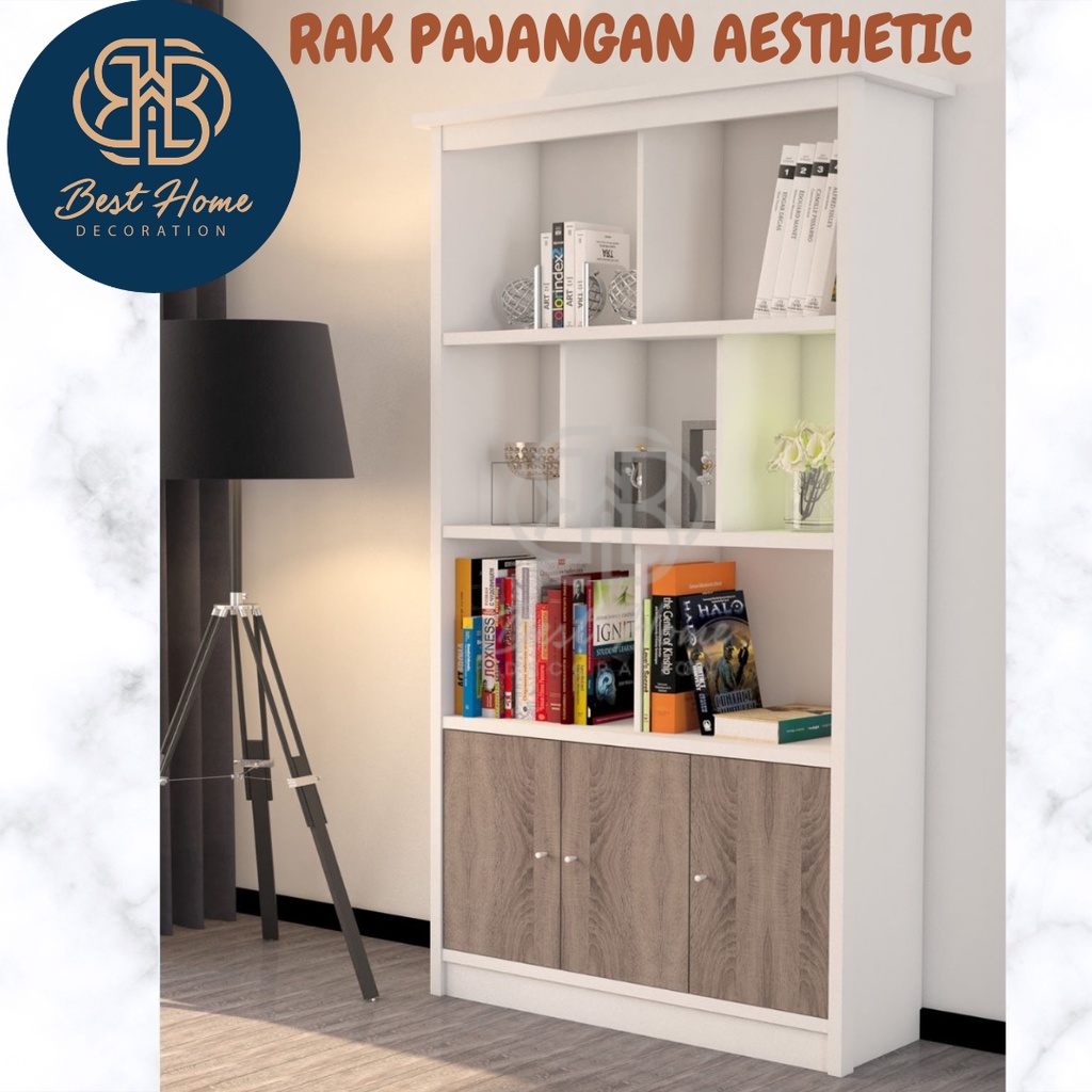 LEMARI PAJANGAN / LEMARI SERBAGUNA / RAK BUKU MINIMALIS MODERN