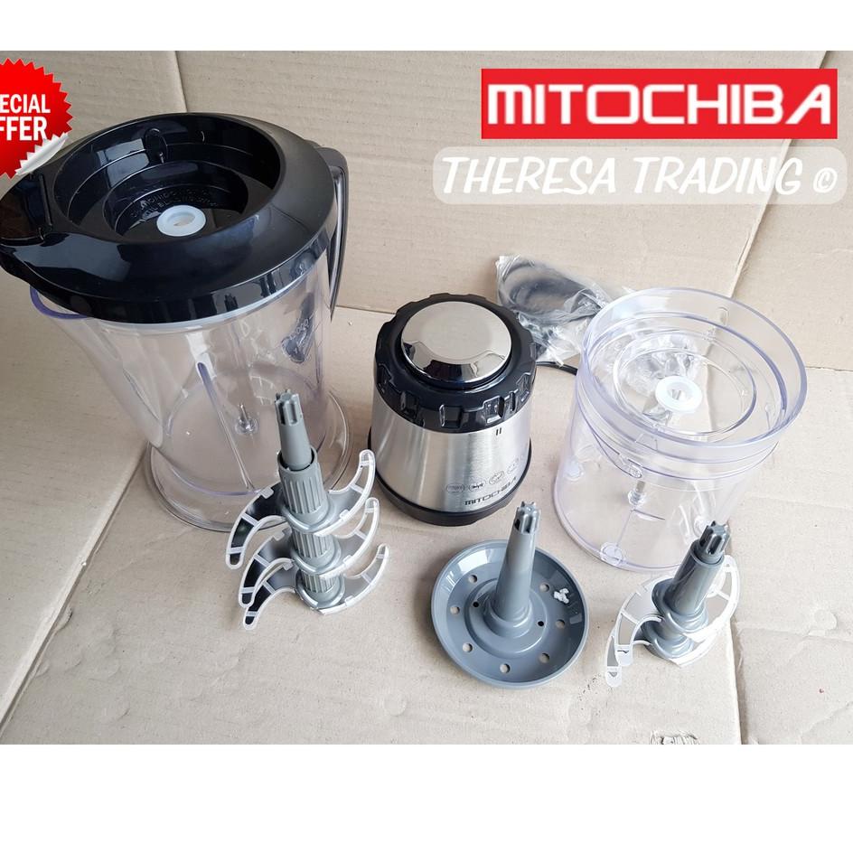 Terlaris MITOCHIBA MITO FOOD CHOPPER CH 200 ALL IN ONE STAINLESS STEEL TRIPLE BLADE