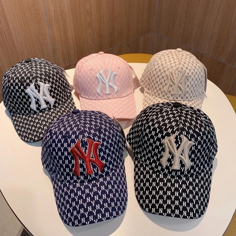 Topi Baseball Fashion NY MLB Elegan Wanita Pria High Quality Import