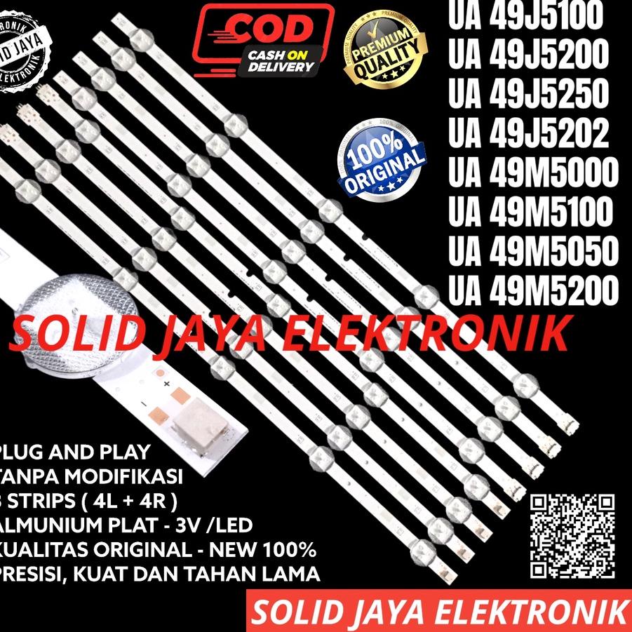 Depan BACKLIGHT TV LED SAMSUNG 49 INC UA 49J5000 49J5100 49J5200 49J5250 49J5202 49M5000 49M5100 49M