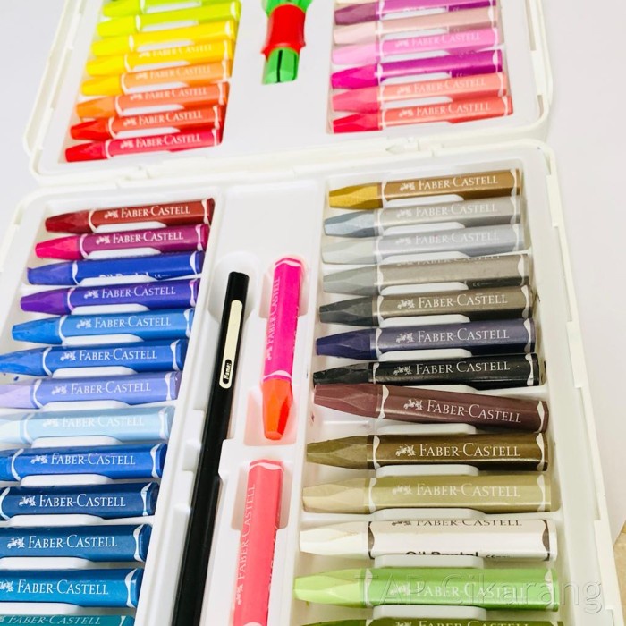 

Pastel Crayon Minyak / Oil Pastels Hexagonal 72 Warna Faber Castell