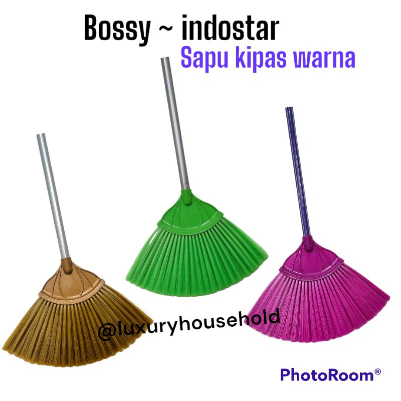 Big Promo Sapu Bossy Indostar / Sapu Nilon / Sapu Murah/Sapu Kipas/Broom