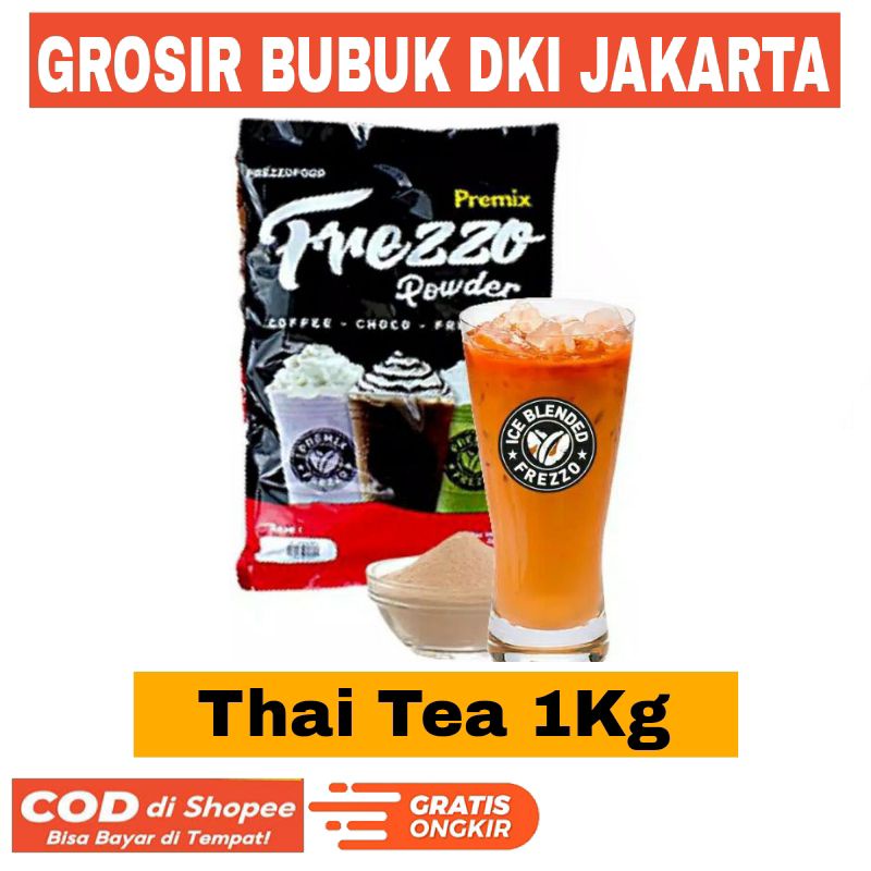 

Frezzo Thai Tea 1Kg Bubuk Minuman Es Pinggir Jalan Powder Drink