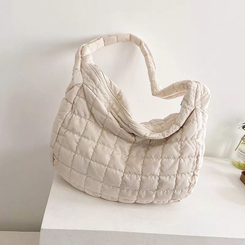 Puffy Bag FLORYN / Shoulder Bag Import / Tote Bag Resleting Tas Selempang Tas Kuliah Tas Korea Tas Wanita Tas Bahu Wanita