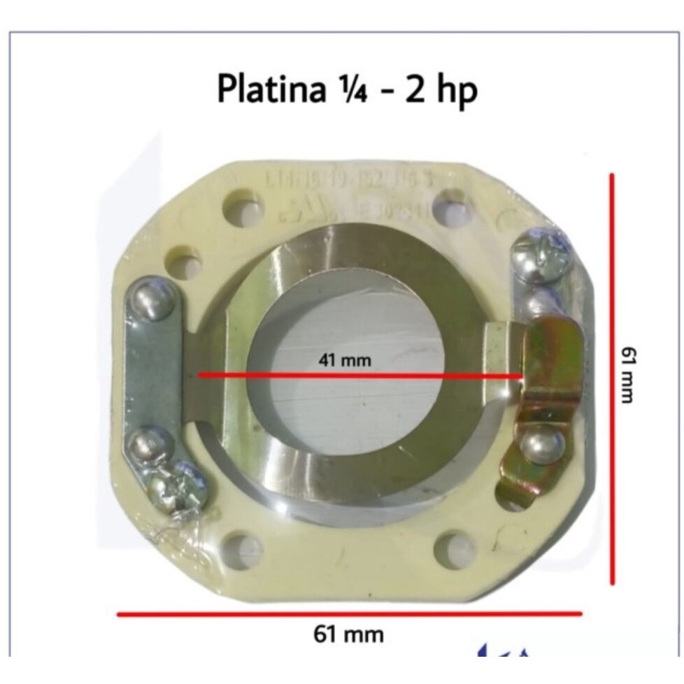 [ KMD ] PLATINA DINAMO ELMO 1/4HP - 2HP