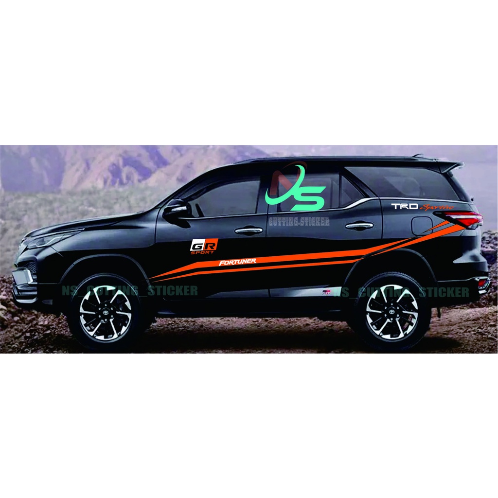 Sticker mobil fortuner stiker pajero rush  cutting stiker trd sportivo terbaru