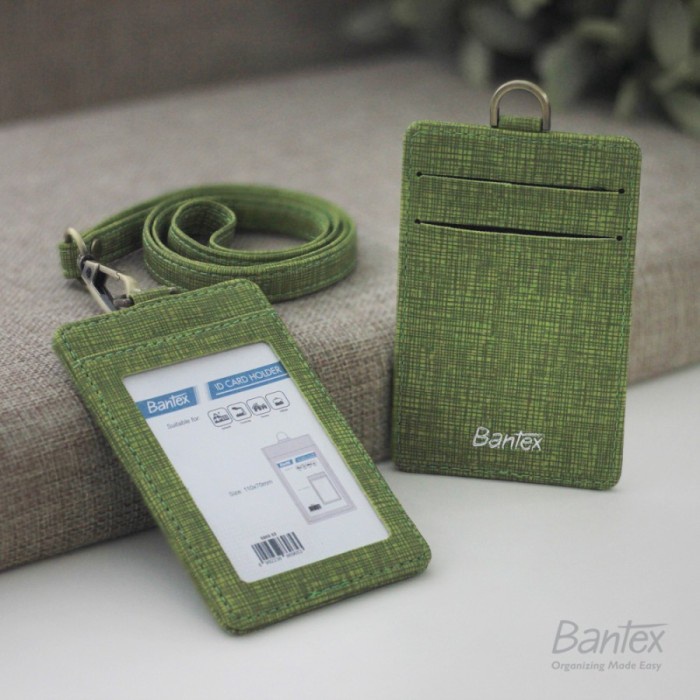 

Tag Holder Bantex Name Tag Id Card Holder Kulit 8869 Tali Lanyard