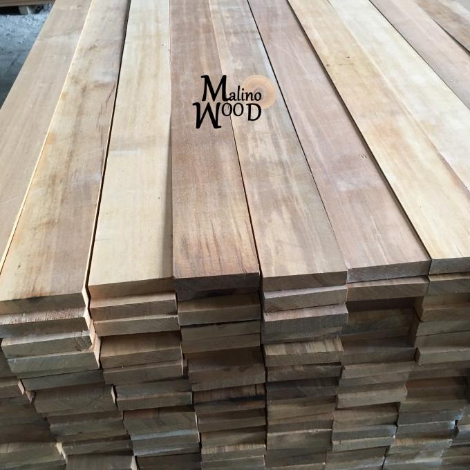 Papan kayu ulin polos tebal 3 panjang 200 cm