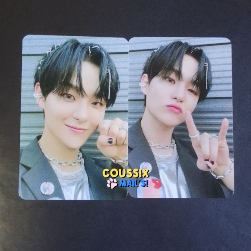 [ HARGA PAIR ] OFFICIAL PC PHOTOCARD JIHOON POB YGS B VER & JIHOON METAL POB KTOWN B HELLO TSS CH2