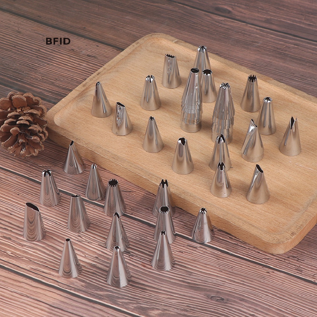 [BFID] 24/36/48pcs Icing Piping Nozzle Tips Kue Sugarcraft Pastry Decor [ID]