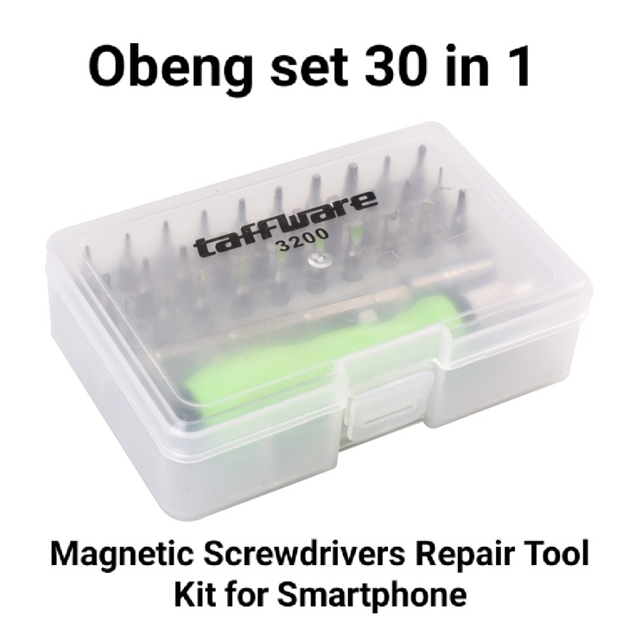 Obeng Set 30 in 1 Magnetic Screwdrivers Repair Tool Kit for Smartphone