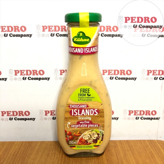 

Terlaris ✨ - Kuhne thousand island dressing salad 250 ml - saus vegetable germany 2.1.23