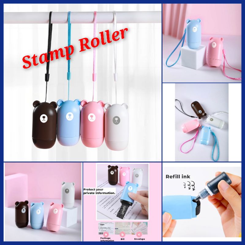 Stempel Resi Stamp Roller Penghapus Alamat Resi Pelindung Identitas Stempel Roller Tinta Stempel Rol Stamp Roller Bear Stamp Roller Stempel Pelindung Data Stempel Penghapus Resi Data Stempel Kantor Stempel Sekolah Bak Stempel