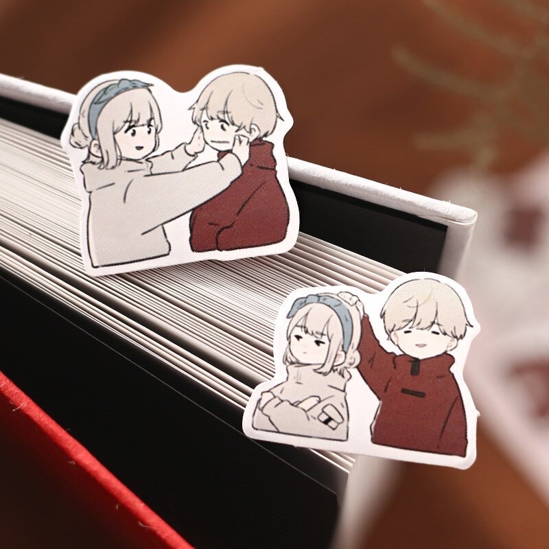 

45 Pcs Sticker Stiker Pack Cartoon Couple Cute Manga Anime Stiker